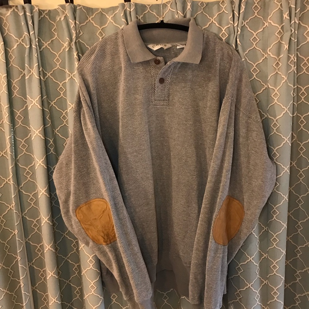 ORVIS  men’s pullover XXL patched elbows